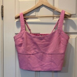 Abercrombie & Fitch Pink Crop Top XL